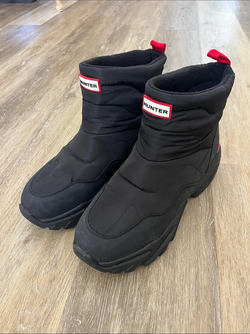 NEW Hunter Women’s Debra Waterproof Snow Booties Black Size 10